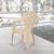 Hx-012 thickened luxury plastic chair straight chair leisure outdoor advertising chair table chair stool