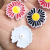 Little Daisy Sunflower Resin Flower Accessories Children Acrylic Hair Accessories Barrettes DIY Plastic Decorative Accessories
