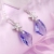 Austrian crystal earrings style thin temperament pendant jewelry accessories super flash