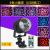 New 6 color fans you small magic ball voice control self-walking stage lights LED remote control small magic ball