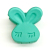 New bagged baby hairpin mini frosted rabbit grip clip cute baby bangs clip edge clip girl hairpin