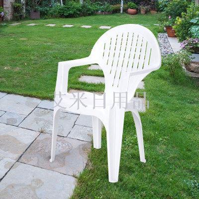 Hx-012 thickened luxury plastic chair straight chair leisure outdoor advertising chair table chair stool