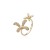 Fashion Lilac Ring Female Ins Trendy Personalized Opening Flower Index Finger Ring Internet Influencer Cold Style Ring