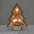 New cross-border LED Christmas star wall decoration button battery Christmas tree house pendant gift decorations