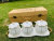 Ceramic, gift box! A three - piece kitchen set