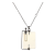 High quality stainless steel silver customize jewelry necklace crystal essential oil bottle pendant necklace 