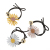 2020 hot selling elastic hair pins band small daisies rhinestone color hair ring hair bands accessories for women girls 