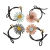 2020 hot selling elastic hair pins band small daisies rhinestone color hair ring hair bands accessories for women girls 