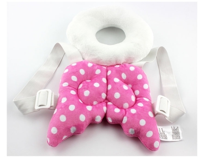 Baby Toddler Headrest Child Protection Baby Head Protection Pad Cute Angel Wings Drop-Resistant Pillow