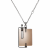 High quality stainless steel silver customize jewelry necklace crystal essential oil bottle pendant necklace 