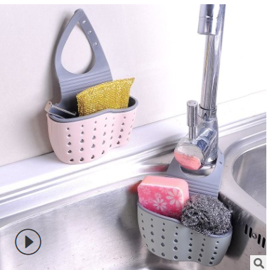 Hot sale faucet basket kitchen sink drain shelf shelf shelf storage hanging bag