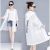 2020 Korean version in the long style sunscreen length clothing summer cardigan thin coat cape loose fat mm