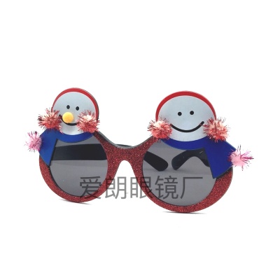 Party glasses professional production of Party glasses Christmas ball Christmas snowman glasses