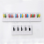 Nordic creative black and white piano key decoration hook door behind the wall hanging decoration wall rack