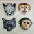 EVA foam mask masquerade party masquerade party tiger monkey Wolf anubis cat animal mask