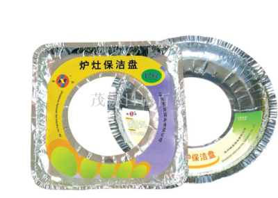 Gas Stove Aluminized Paper High Temperature Resistant Gas Stove Gas Stove Tin Foil Oil-Proof Cleaning Pad Ten-Lens Set