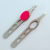 Eyebrow clip eyebrow clip eyebrow eyelash tweezers cosmetic tweezers stainless steel belly clip