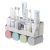 Wall hanging non-perforating Nordic wash gargle rack toothbrush holder set squeezer toothpaste mouthwash cup