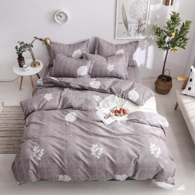 Ecological cotton active printing three - piece bedding set home textile manufacturers direct sales