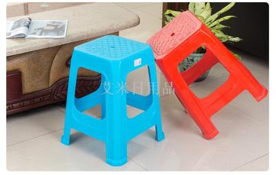 Hx-9036 high quality household thickened portable plastic stool shift stool restaurant stool suitable for long-term use