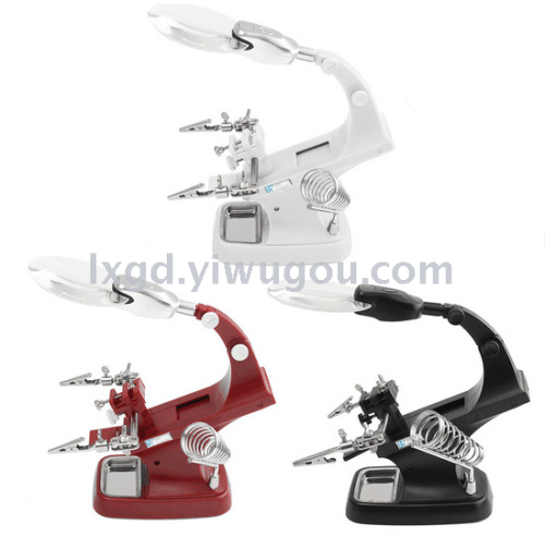 TH-7023Aled Light Repair Tool USB Desktop 360 Rotating Repair Industrial Multifunctional Desktop Magnifying Glass