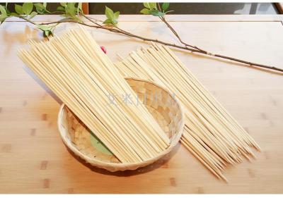 5.0mm*35cm BBQ bamboo skewer skewer lamb skewer disposable bamboo skewer kanto cooking tool
