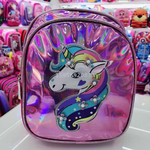 Factory Direct Schoolbag Backpack Cartoon Bag Backpack 3D Bag Children Bag Student Bag Gift Bag Trolley Bag