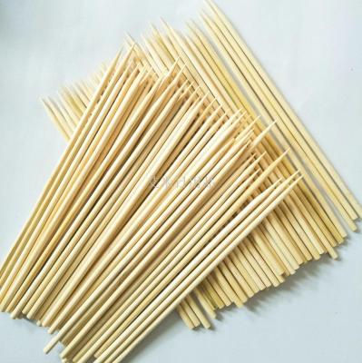 3.0mm*15cm food bamboo stick disposable outdoor barbecue bamboo stick sausage chicken steak kanto boiled bamboo stick