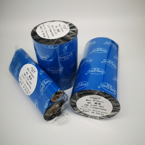 Wax-Based Ribbon 110mm 300 M 110 100 90 80 70 60 50 40 Bar Code Label Printing