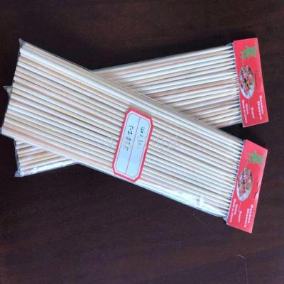 4.0mm*30cm BBQ bamboo stick high quality disposable skewer stick shabu pot skewer stick skewer BBQ stick