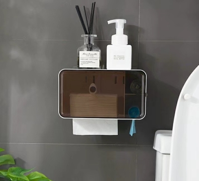 A54 Punch-Free Toilet Wash Utensils Shelf Bathroom Toilet Shelf Toilet Plastic Storage
