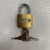 Padlock Straight Padlock Imitation Copper Lock Paint Padlock Anti-Theft Lock Rust-Proof Lock