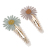 Fashion Crystal Hairpins Crystal Beads Hair Clip Daisy Flower Barrettes Hair Accessories