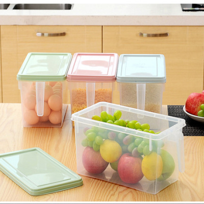 Fruits, vegetables, whole grains, eggs, household refrigerator cover, transparent box, kitchen box, plastic storage box, wholesale