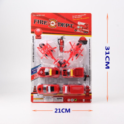 Yiwu small goods stalls goods foreign trade toys wholesale taxi fire truck helicopter F34205