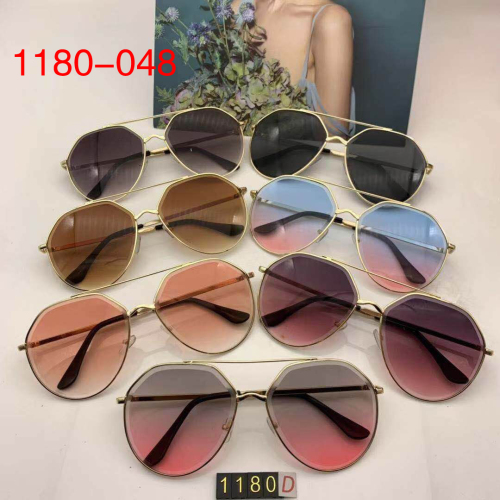 10 Yuan Store Supply Online Celebrity Sunglasses round Face UV Protection Rimless Sunglasses Women‘s Korean-Style Fashionable Small Face Glasses