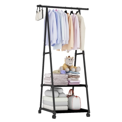 Clothes and hat rack cool hangers steel pipe hangers floor hangers bedroom underwear hangers simple living room Clothes 