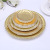 Disposable white gold paper plate paper plate birthday cake plate wedding feast party barbecue tray manufacturers direct