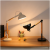 Bedroom bedside lamp woodwork wood Nordic modern contracted creative desk room college students read eye lamp