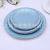 Disposable white gold paper plate paper plate birthday cake plate wedding feast party barbecue tray manufacturers direct