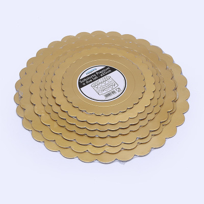 One-time thickening double gold cake cushion cake parchment paper tray manufacturer direct sales