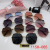 10 Yuan Store Supply Instafamous Sunglasses round Face UV Protection Rimless Sunglasses Female Korean Fashion Glasses for Small Face