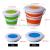 Car portable folding drum with thickening cover silicone bucket for car washing outdoor fishing bucket