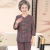 2020 new middle - aged and old women 's fashion grandma outfit medium sleeve floral set middle - aged two - piece mom summer dress