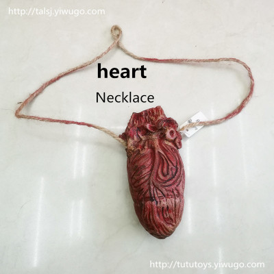 Horrible severed finger severed limb necklace cerebellum heart eye necklace hook palm hook foot Dick necklace