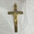 Large flat hanging religious articles zinc alloy cross Jesus statue cross Christian holy objects