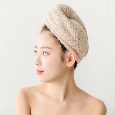 Warp knitted pineapple case dry hair cap