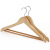 Factory wholesale solid wood non-slip non-trace hotel household clothing hanging adult trade wooden clothing rack