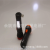 Portable rechargeable flashlight plastic rechargeable flashlight with side lamp flashlight