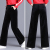 [Factory direct selling] Velvet flannelette wide leg pants women's spring and Autumn slacks drape straight tube pants